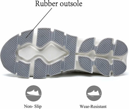 Men's Running Shoes Blade Tennis Walking Fashion Sneakers Breathable Non Slip Gym Sports Work Trainers