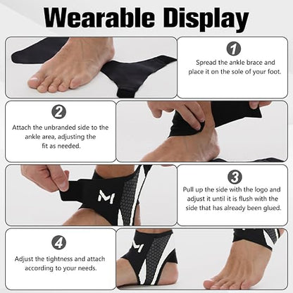 Ankle Brace Compression Support Stabilizer for Men Women, Adjustable Lace-up Ankles Sock, Sports Basketball Sprain Recovery Foot Orthopedic Grade Tendonitis Compression Sleeve, Green