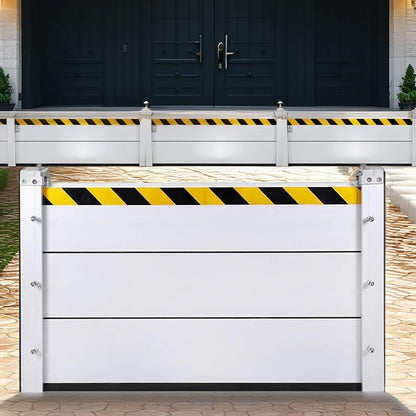 Flood Barriers for Home Exterior,Aluminum Alloy Outdoor Garage Doors Water Barriers for Flooding(H31.5Inch,L15FT)