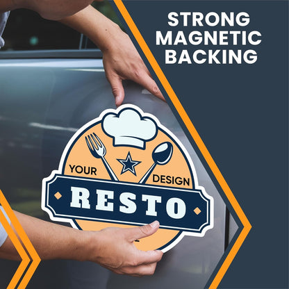 Magnet Me Up Customizable and Personalized Automotive Magnet Decals (Custom Size)