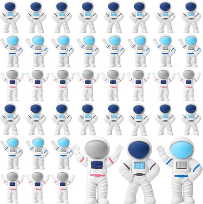 Resurhang 288 Pcs Space Themed Erasers Astronaut Figurines Eraser
