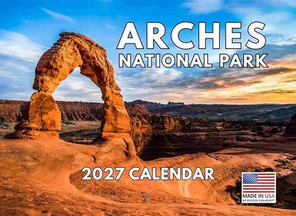 Arches National Park Calendar 2027 Monthly Wall Calender 12 Month