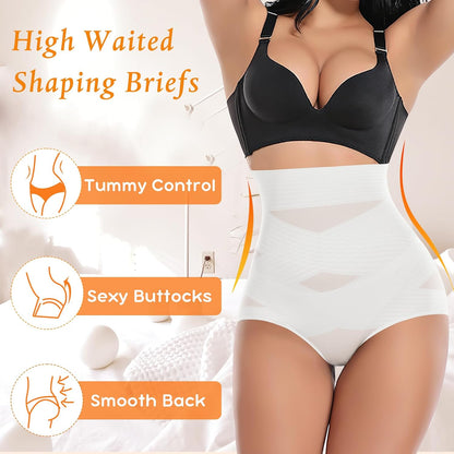Tummy Control Shapewear Panties for Women High Waisted Body Shaper Slimming Shapewear Underwear Girdle Panty