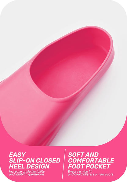 CAPAS Swim Training Fins Comfortable Silicone Lap Swimming Short Blade Floating Flippers with Mesh Bag for Adult Men Women Build Leg Strength