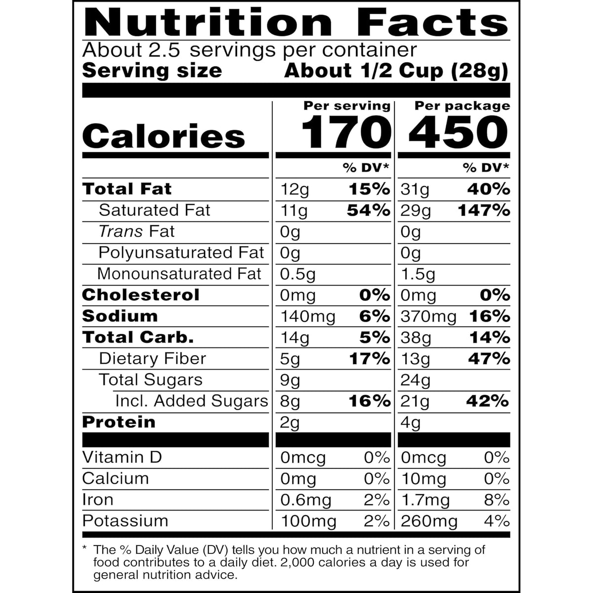 Bare Baked Crunchy, Toasted Coconut, 2.7 Ounce (Pack of 6)