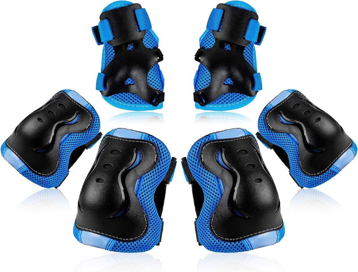 BOSONER Kids/Youth Knee Pad Elbow Pads Guards Protective Gear Set for Roller Skates Cycling BMX Bike Skateboard Inline Skatings Scooter Riding Sports