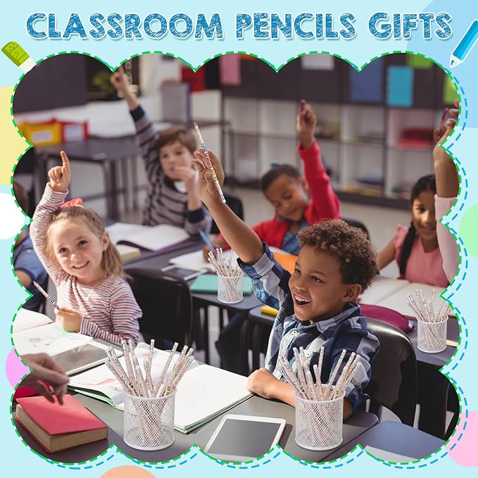 Tenceur 24 Set Back to School 1st Graders Pencils & Cards Gifts Bulk