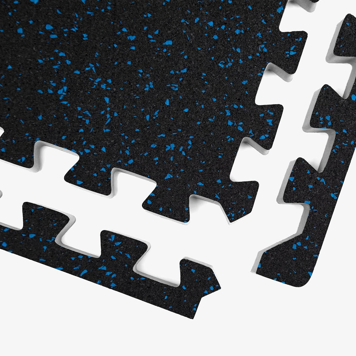 IncStores Impact Foam Rubber Floor Tiles, Interlocking Home Gym Floor Matts for Weight & Workout Equipment Room Padding, 2'x2' Tiles