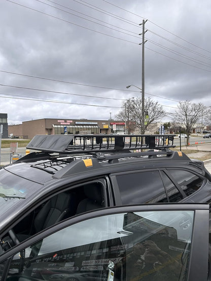 Catch USA Car Roof Rack Cross Bars for Subaru Outback Wilderness with Lock 2021 2022 2023 Aluminum Cross Bar for Rooftop Cargo Carrier Luggage Kayak Canoe Bike Snowboard (Black)