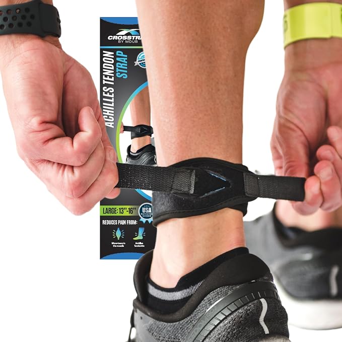 Ankle Brace for Women & Men, Achilles Tendonitis Brace, Ankle Tendonitis Relief, Ankle Support (Large)