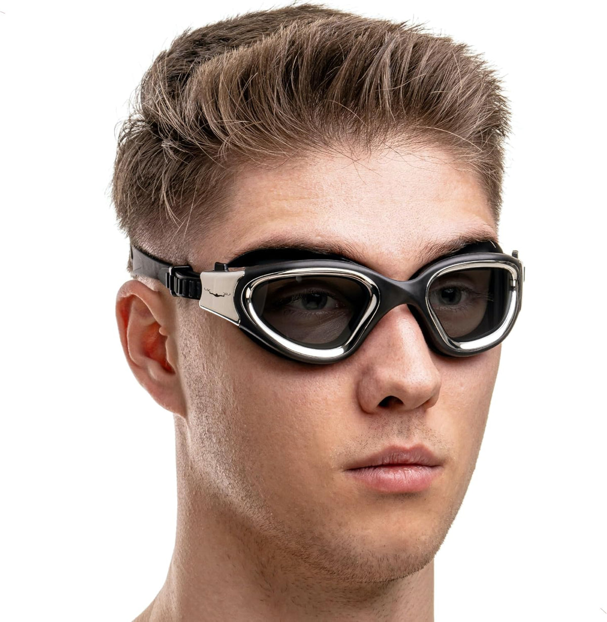 AqtivAqua Swimming Goggles, DX Wide View Swim Goggles for Adult Men Women, Anti Fog No Leaking
