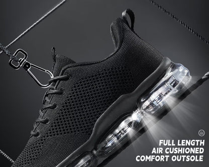 Men's Air Cushion Running Shoes Breathable Tennis Fashion Sneakers Non Slip Workout Casual Sport Shoes Gym Training Comfortable Walking Shoes