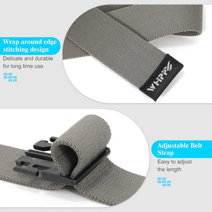 WHIPPY Mens Elastic Stretch Belt Unisex Adventure Web Belt for Women Men with Non-Metal Buckle Adjustable Belts
