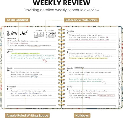 ZOTIA Planner 2026-2027 Weekly & Monthly Calendar Planner Jul 2026-Jun 2027