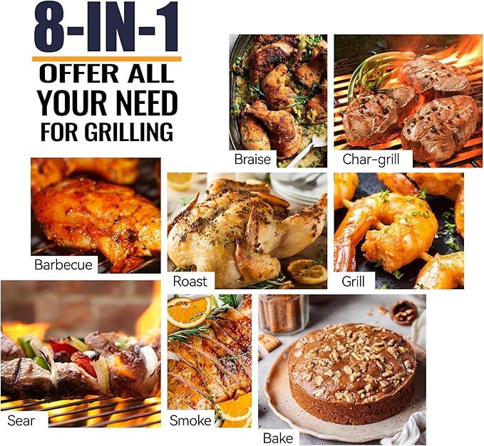Z GRILLS Wood Pellet Grill and Smoker with PID Controller, 1068 sq. in Cooking Area with Wi-Fi, Black