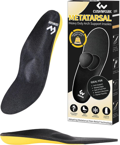 Metatarsalgia Insoles for Ball of Foot Pain,Morton's Neuroma,Arch Supports Insoles,Orthotic Insoles,Men Women Shoe Insert for Metatarsal,Foot Pain Relief