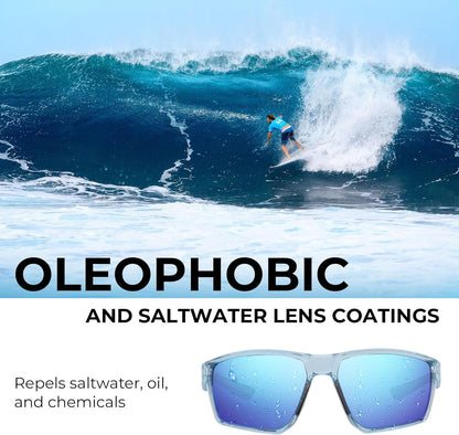 KastKing Osage Polarized Sport Sunglasses for Men and Women, Ideal for Driving Fishing Cycling Running, UV Protection
