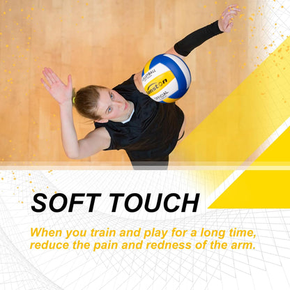 Senston Volleyball Official Size 5 - Waterproof Indoor/Outdoor Soft Volleyball for Kids Youth Adults,Beach Play, Game,Gym,Training