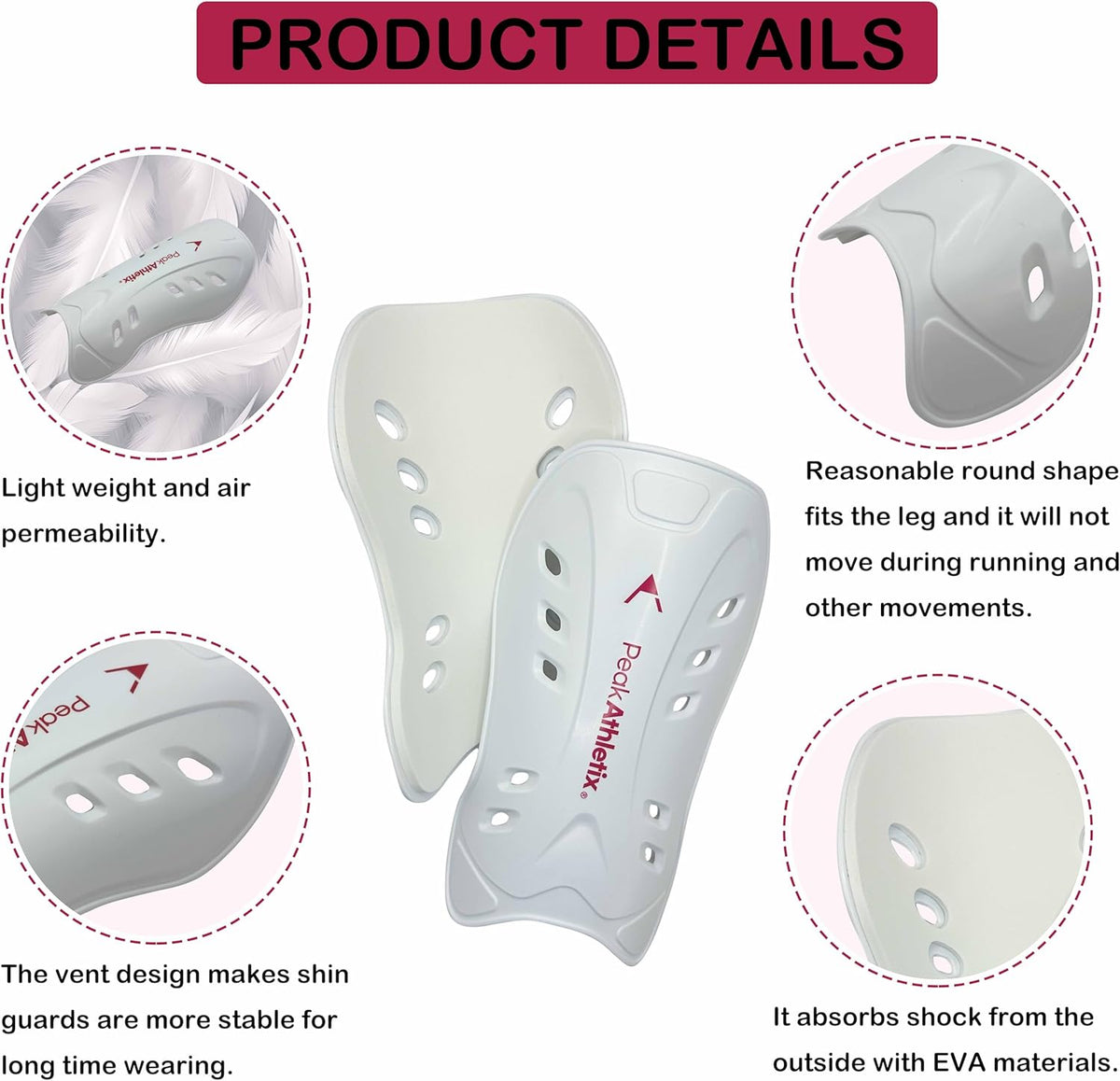 Soccer Shin Guards – Lightweight Protective Gear for Youth & Adults