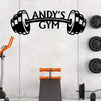 Luxury Personalized Gym Metal Sign, Custom Home Gym Sign, Home Gym Decorations, Gifts for Fitness Lovers, Workout Room Decor, Gym Signs for Home Gym, Christmas Gifts 5