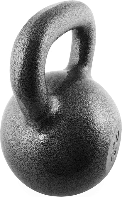 WF Athletic Supply Hammerstone Painted Cast Iron Kettlebells, Home & Gym Equipment, Great for Strength Training, Full Body Workout & Crossfit Training, Color & Size Options Available in 10-80 Pounds