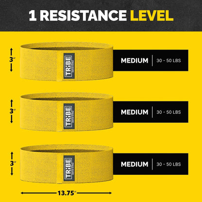 Fabric Resistance Bands for Legs - Workout Bands Resistance Bands for Men and Women - Booty Bands for Working Out - Exercise Bands Resistance Bands Set - Elastic Bands for Exercise