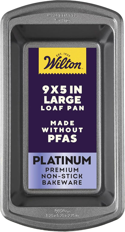 Wilton Advance Select Premium Non-Stick Bread Loaf Pan, 9.25 x 5.25 Inches, Steel, Silver