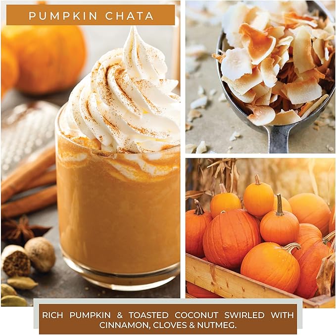 A Cheerful Giver - Pumpkin Chata - 6oz Baby Scented Candle Jar with Lid - Keepers of The Light - 30 Hours of Burn Time, Gift for Women, Orange