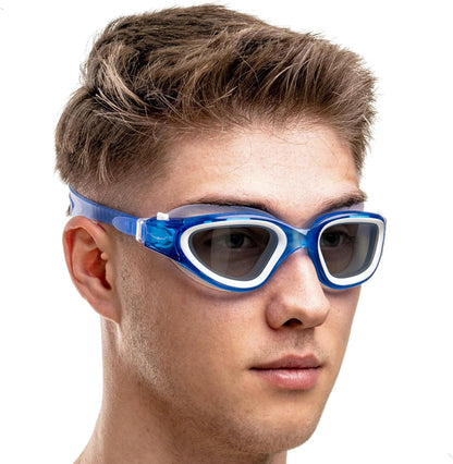 AqtivAqua Swimming Goggles, DX Wide View Swim Goggles for Adult Men Women, Anti Fog No Leaking