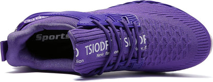 TSIODFO Men Sneakers Fashion Sport Running Athletic Tennis Walking Shoes