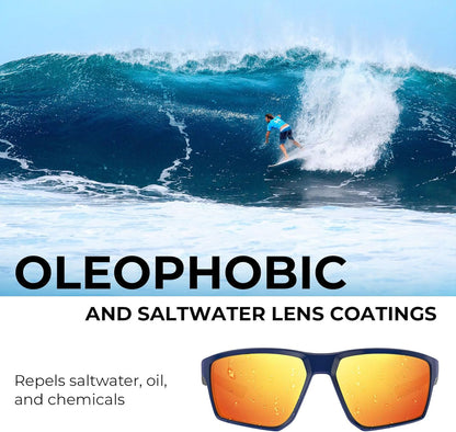 KastKing Osage Polarized Sport Sunglasses for Men and Women, Ideal for Driving Fishing Cycling Running, UV Protection