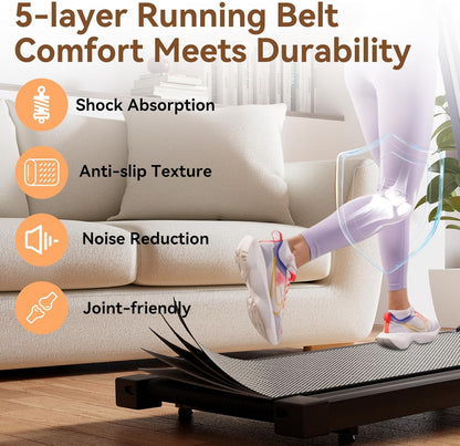 Treadmills for Home, 4-in-1 Foldable Treadmill with Incline, 300 LBS Capacity Running Treadmills for Home Small Spaces with Handles, 3.0 HP Folding Treadmill with Smart APP