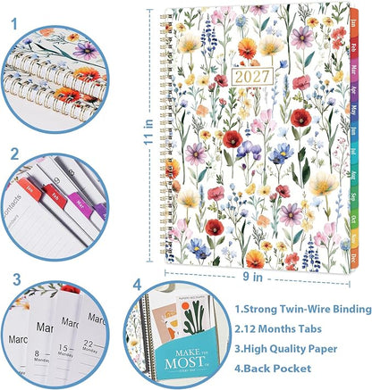 2027 Planner - Jan. 2027 - Dec. 2027, Calendar 2027 for Office, School