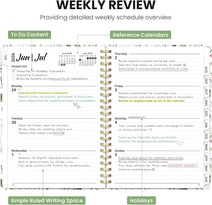ZOTIA Planner 2026-2027 Weekly & Monthly Calendar Planner Jul 2026-Jun 2027