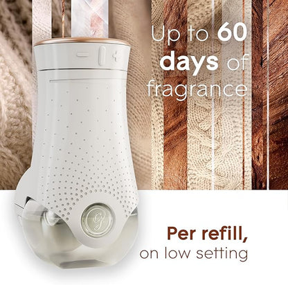 Glade PlugIns Refills Air Freshener, Scented and Essential Oils for Home and Bathroom, Cashmere Woods, 3.35 Fl Oz, 5 Count