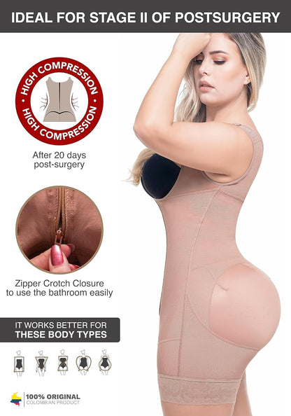 Sonryse Tummy Tuck Compression Garment for Women Fajas Colombianas Reductoras y Moldeadoras Stage 2 Faja
