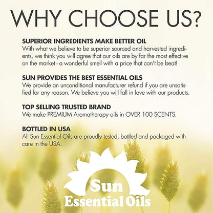 Sun Essential Oils Tangerine Essential Oil 4oz - Pure Tangerine Aromatherapy Oil