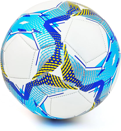 Soccer Balls Size 3 4 5 for Boys Girls Adults Training Soccer Ball for Lawn Indoor Outdoor Sports Red Blue Green Black White