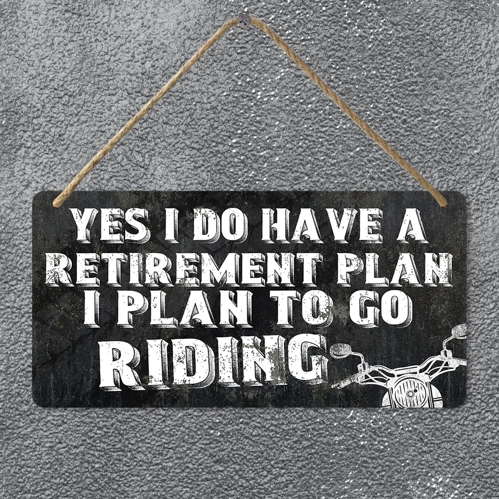 Motorcycle Sign Motorcycle Gifts Man Cave Plaques Motorcycle Signs Garage Gifts For Dad Motorcycle Decor Motorcycle Accessories Men Gifts For Dad Grandad Brother Retirement Gifts Motorcycle Lovers 6" X 12"
