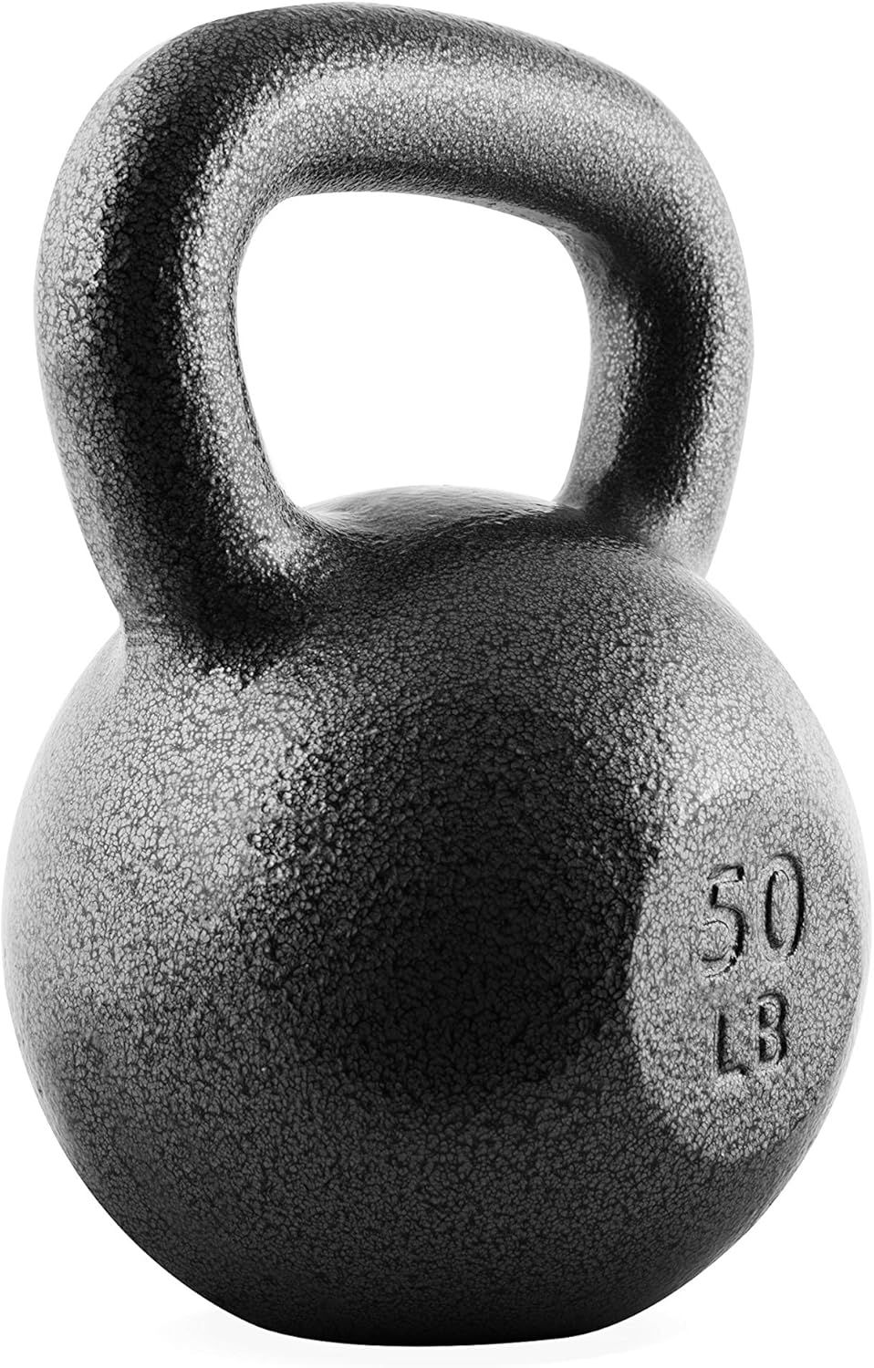 WF Athletic Supply Hammerstone Painted Cast Iron Kettlebells, Home & Gym Equipment, Great for Strength Training, Full Body Workout & Crossfit Training, Color & Size Options Available in 10-80 Pounds