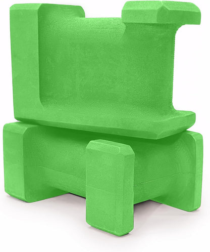 Ergo Yoga Blocks, Relieve Wrist Pain, Improve Comfort and Grip, Contoured Design, Pilates Exercise Balance & Stretching