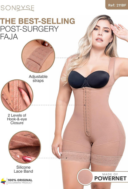 Sonryse Tummy Tuck Compression Garment for Women Fajas Colombianas Reductoras y Moldeadoras Stage 2 Faja