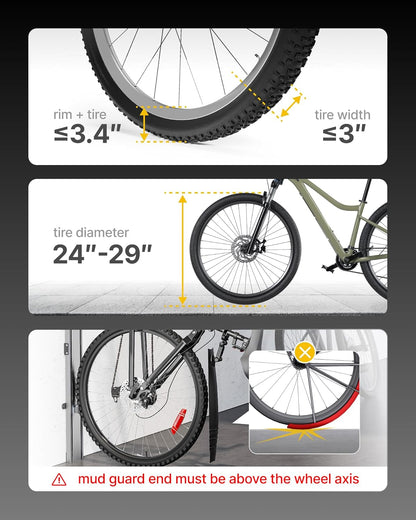 monTEK Automatic Lift EBike Rack – Fits 24-29" Tires, Heavy-Duty Vertical Wall Rack for Bicycles (Up to 71 lbs) - Effortless Lifting, Easy Install - Space-Saving Storage for Garage, Shed, SG