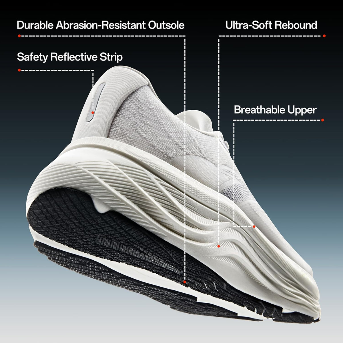 Men’s PG7 Running Shoes Cushioning Comfortable Breathable Athletic Workout Gym Cross Trainer Sports Sneakers