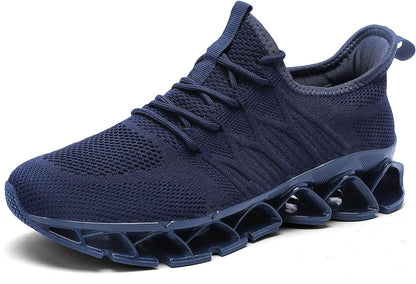 Mens Slip on Walking Running Shoes Blade Tennis Casual Fashion Sneakers Comfort Non Slip Work Sport Athletic Trainer