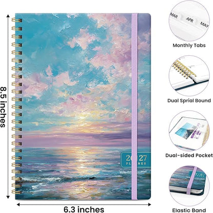 ZOTIA Planner 2026-2027, Jul 2026-Jun 2027 Weekly & Monthly Calendar