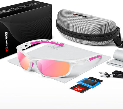 RIVBOS Sunglasses for Men Women Polarized UV Protection Sports Fishing Driving Shades Cycling RB833