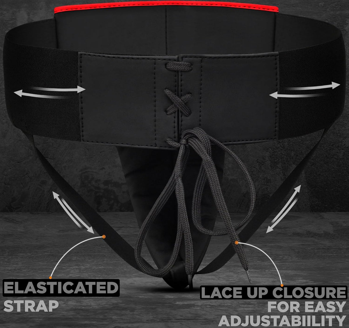 RDX Groin Protector for Boxing, Muay Thai, Kickboxing and MMA Fighting, Maya Hide Leather Abdo Gear for Martial Arts Training, Men Jockstrap Abdominal Protector for Sparring, Taekwondo and Grappling