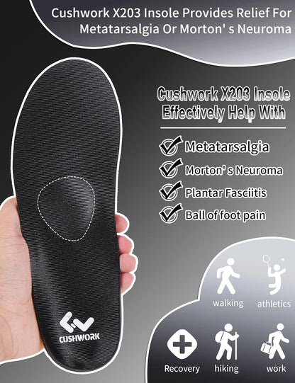 Metatarsalgia Insoles for Ball of Foot Pain,Morton's Neuroma,Arch Supports Insoles,Orthotic Insoles,Men Women Shoe Insert for Metatarsal,Foot Pain Relief
