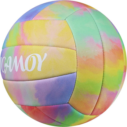 Volleyball Size 5 - Premium PU Leather, Ultra-Durable Soft to The Touch for Youth, Adults, Ideal for Indoor, Outdoor, Beach Sports Training